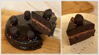 Only 3 Ingredient Chocolate Cake On tawa  No Cream No Oven Kadai Eggs Super Easy Chocolate Cake [upl. by Gwenore]