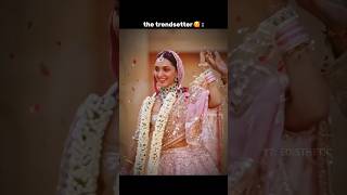 the og trendsetter of wedding trend😍 kiaraadvani siddharthmalhotra sidkiara trending ytshorts [upl. by Eisset904]