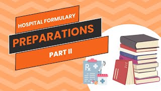 Preparation of Formulary [upl. by Ila]