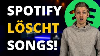 Spotify löscht 750000 Songs Warum Spotify das tut und was du daraus lernen kannst  Artistant [upl. by Ayamat]