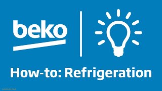 Product Support How to use the electronic display on your American style fridge freezer  Beko [upl. by Nnyllatsyrc]