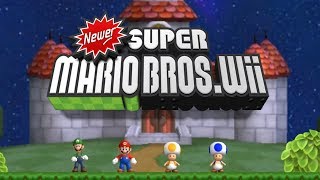 Newer Super Mario Bros Wii  Complete Walkthrough All Worlds [upl. by Christabelle789]