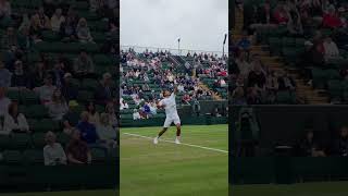 Felix Auger Aliassime Pinpoint Serve Slow motion [upl. by Eillit]