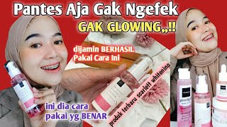 Bikin GLOWING  Cara Pakai Scarlett Whitening yg BENAR  Review Brightly Essence Toner Scarlett [upl. by Atisor232]