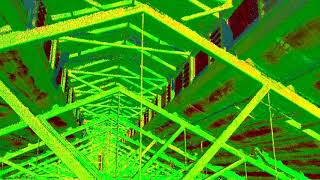 BLK360 Leica scan to Revit model  Truss layout and detail [upl. by Anaeg2]