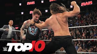 Top 10 Monday Night Raw moments WWE Top 10 Dec 16 2024 [upl. by Oikim]