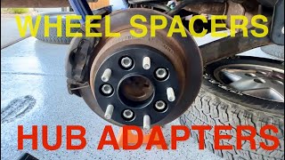 How To Properly Install Hub Adapters Wheel Spacers [upl. by Alahsal]