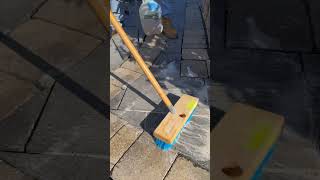 BEST CLEANER EVER ECO EFFLO OFF Saltefflorescences removercleaning brick remover salt pavers [upl. by Latona]