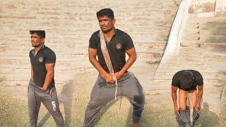 How To Wear A Perfectly Kushti LangotAt Home  Ghar Par Kushti Langot Kesy Bandhen [upl. by Hsac603]