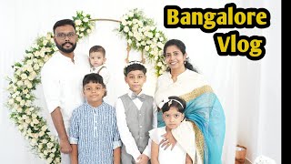 ബാംഗ്ളൂരിൽ വീണ്ടും ഞങ്ങൾ എത്തിHoly communion with Brothers Family Weekend vlog from Bangalore [upl. by Lyndon]