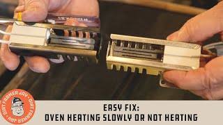 Oven Heating Slowly or Not Heating At All EZ FIX [upl. by Aicenert]