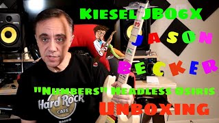 JBO6X KIESEL JASON BECKER OSIRIS HEADLESS ELECTRIC GUITAR Unboxing [upl. by Greeson]