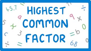 How to find the Highest Common Factor 7 [upl. by Htabazile]