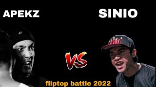 Sinio vs Apekz fliptop battle Dec 17 2022 [upl. by Airdnahc]