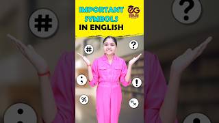 Important Symbols in English  English Guarantee by Levika shorts [upl. by Yssirk]