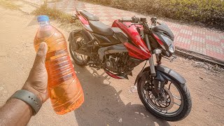 Pulsar ns160 bs6 2023 mileage test💥 Shocking result Vishnu gaja❤️ [upl. by Nilorac]