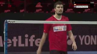 Yonex Denmark Open 2016  Badminton R16  Court 2 Part 1 [upl. by Eisdnil]