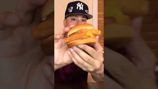 Big Bite McDonalds Double Filet O Fish shorts food [upl. by Lydell]