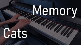 Memory  Cats The Musical  Piano cover [upl. by Toiboid]