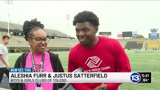 13 ABC Boys amp Girls Clubs Members Learn Football Skills [upl. by Ahk284]