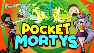 Rick amp Morty Pocket Mortys 4 First Council Battle [upl. by Celestina744]