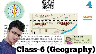 NCERT Class 6 Geography chapter4  quotMapsquot with QA [upl. by Elene974]