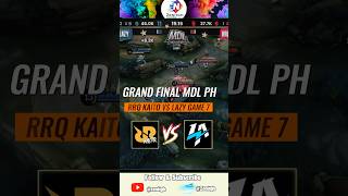 RRQ KAITO VS LAZY  FINAL MDL PH GAME 7 mdl mdlph rrqkaito [upl. by Anialeh]