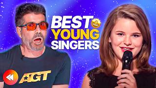 YOUNGEST Singers With BIG VOICES On Americas Got Talent 🥹 [upl. by Oilime]