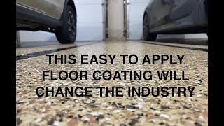 This Easy To Install Single Component Polyaspartic flooring system will change the industry [upl. by Edvard768]