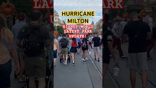 Disney World Parks closures due to Hurricane Milton [upl. by Phip]