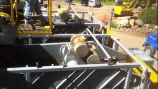 Double Stacked 4 Panel Dewatering Shaker Screen [upl. by Bluhm]