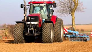 Semis de betterave avec 3 CASE IH PUMA 215 et 225 CVX 195  Semoir 20 rangs [upl. by Karen906]