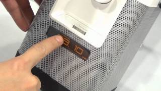 Memorex PartyCube iPhone amp iPod SpeakerDock Video Demonstration [upl. by Stelu750]