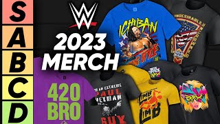 TIER LIST WWE 2023 Merchandise [upl. by Atsirtal]