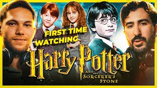 HARRY POTTER AND THE SORCERERS STONE Movie Reaction  First Time Watching [upl. by Llerrud]