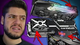 RTX 3000 Todos os modelos CUSTOM e BIZARROS qual escolher ASUS EVGA MSI Gigabyte GALAX [upl. by Anatol]