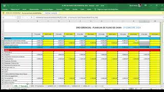 Fluxo de caixa e DRE gerencial  EXCEL [upl. by Tammi964]