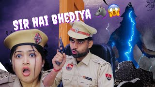 Police station aor bhediya🦊😱 Mohit Pandey shorts funny trending [upl. by Niwrehs]