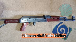 Chinese Type 562 side folding highlights foryou flowers army ak47series [upl. by Ainot]