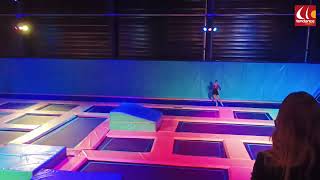 Au Trampoline Park de Mondeville les gymnastes caennaises font le spectacle [upl. by Idoux848]