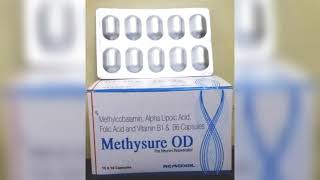 METHYSURE OD  Methylcobalamin  Alpha Lipoic Acid 100mg  Vitamin B1  Remedial Healthare [upl. by Blanchard]