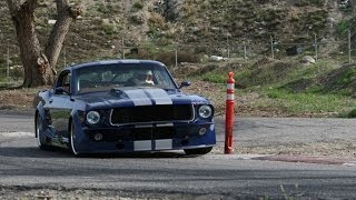 TCI Engineering 1967 Mustang Track Testing  Adams Motorsports Park [upl. by Delainey136]