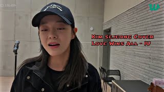 Kim Sejeong Cover Love Wins AllIU [upl. by Ennovoj]