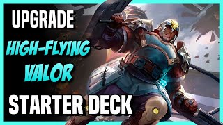 How to Upgrade the HIGHFLYING VALOR Starter Deck  Magic Arena [upl. by Riobard]