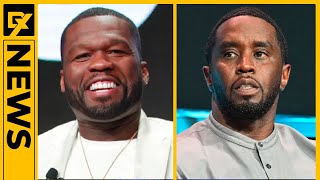 50 Cent Trolls Diddy Over Not Attending The Grammys [upl. by Jacquenette794]