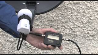 Using a SatFinder satellite meter to align your dish [upl. by Aydni987]