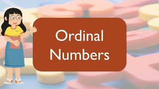 Ordinal and Cardinal numbers for kids Ordinal Cardinal Numbers in learn with fun by Medha [upl. by Sylado]