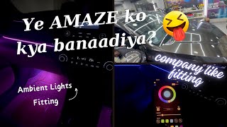 Ambient Light Fitting in Car  Cardi K3 Ambient Lights  Car Modifications modifiedcars ambient [upl. by Amisoc]