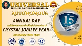 Universal College Annual Day celebrations November 292023 [upl. by Arrakat]