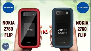 Nokia 2780 Flip vs Nokia 2760 Flip [upl. by Kcirdorb60]